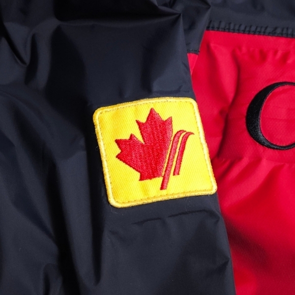 Spyder Red & Black Canada Shell Jacket Size Medium - Picture 8 of 10